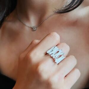 anillo de plata 925 diseño