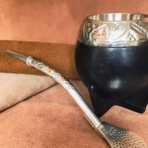 Mate y bombilla platería criolla