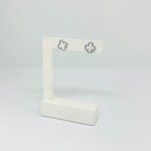 Caravanas de plata y nácar