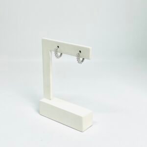 Caravana de plata y circonias