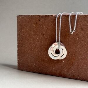 Dije aro ruso en plata 925