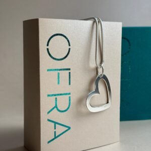 Dije corazon de plata